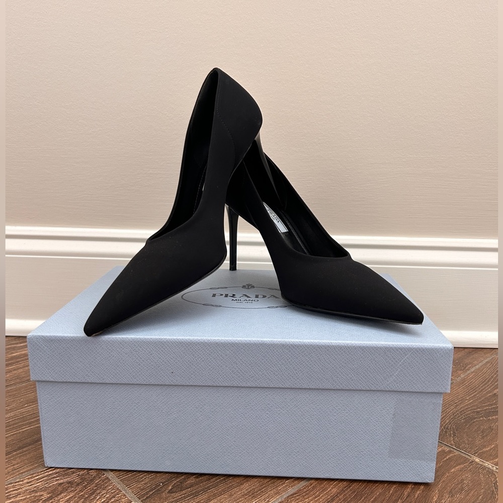 PRADA Black Heels Size 8